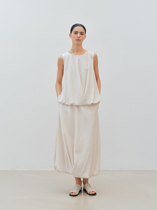 [moia] wrinkle mule (ivory)