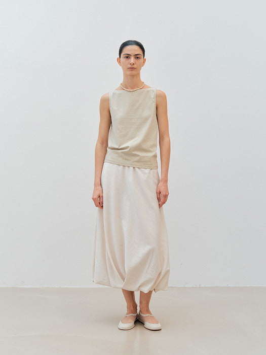 [moia] boat neck t-shirt (lime)