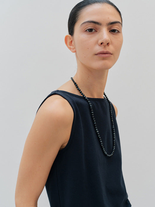 [moia] boat neck t-shirt (navy)