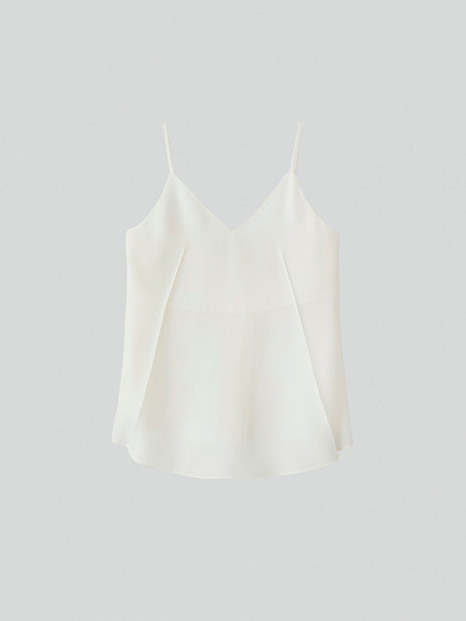 Recto Back Open Camisole Top (Ivory)