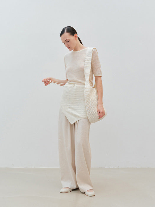 [moia] tangle double knit (ivory)