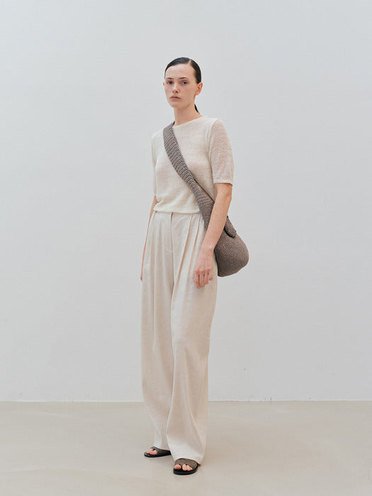 [moia] tangle double knit (ivory)