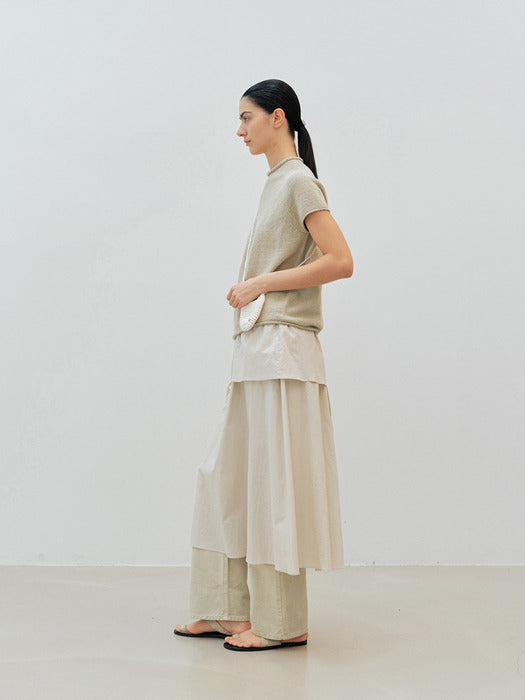 [moia] leaf wholegarment (limestone)