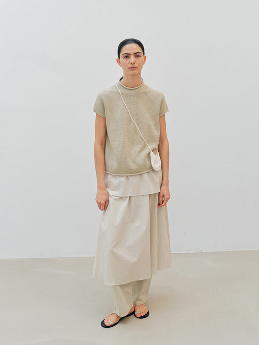 [moia] leaf wholegarment (limestone)