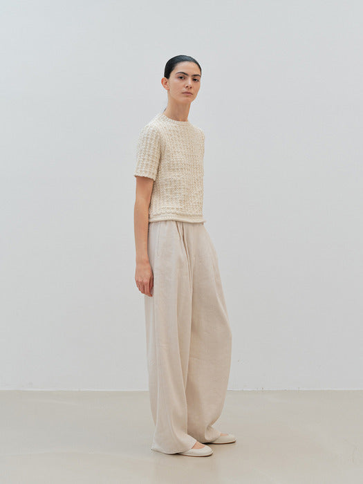 [moia] patio crop knit (ivory)