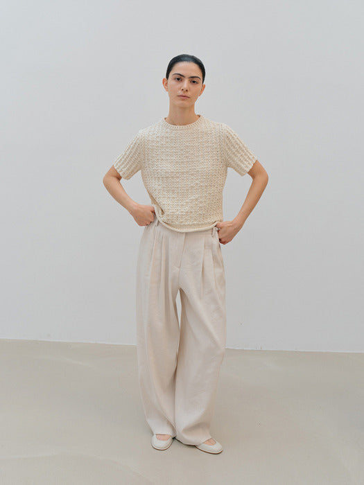 [moia] patio crop knit (ivory)