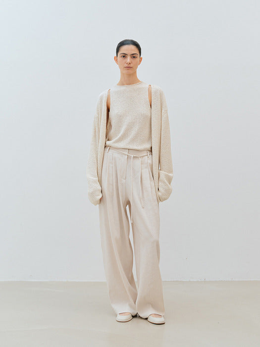 [moia] iris cardigan (ivory)