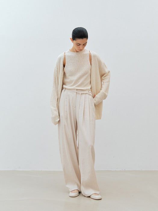 [moia] iris cardigan (ivory)