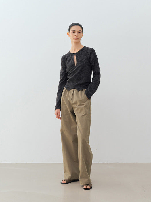 [moia] banding pants (vintage khaki)