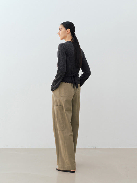 [moia] banding pants (vintage khaki)
