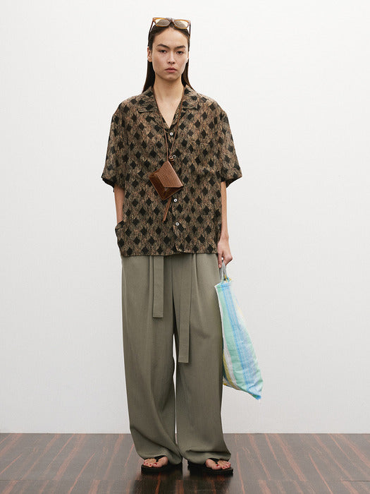 [recto] 80S FRENCH PRINTING SHIRT (BLACK)