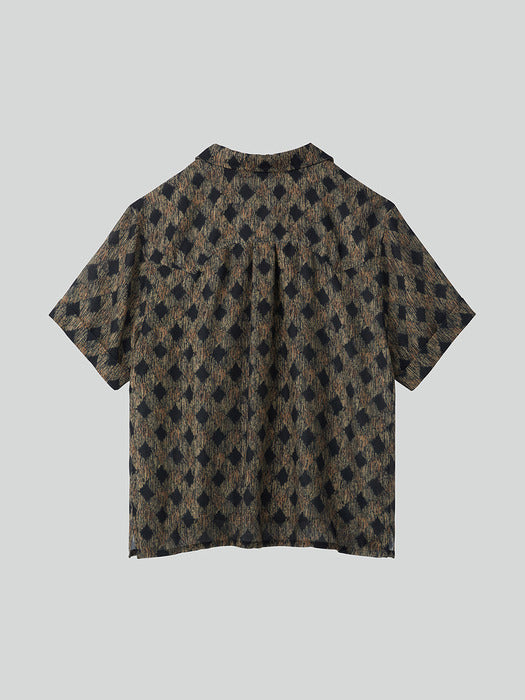 [recto] 80S FRENCH PRINTING SHIRT (BLACK)