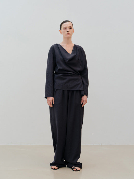 [moia] 2way shirt (navy)