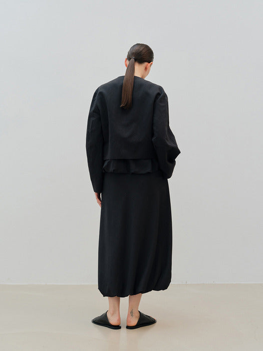 Moia crop jacket (black)