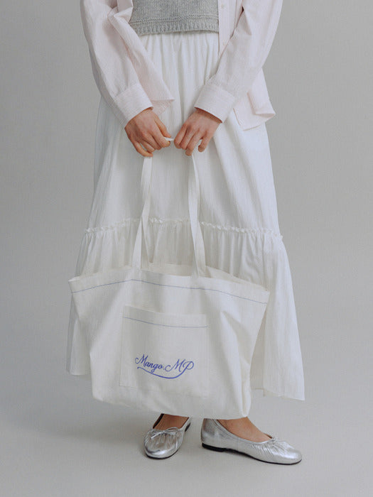Mango Maniplease MP Cotton Bag White
