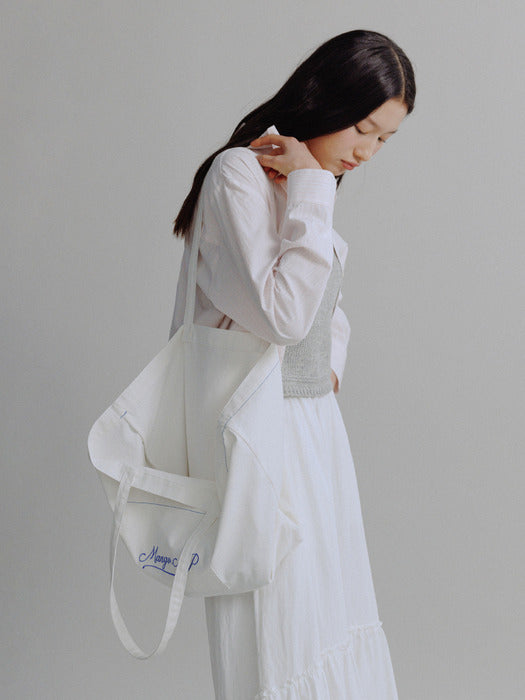 Mango Maniplease MP Cotton Bag White