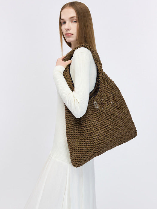 Vunque Boater Weaving Hobo L
