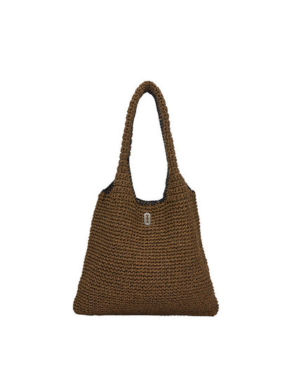 [Solo] Boater Weaving Hobo L (Boater Weaving Hobo Large) - 2 Colors