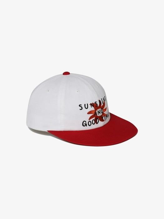 Graphic Semi-Flat Brim Baseball Cap_FS3CPH2301X_OWH