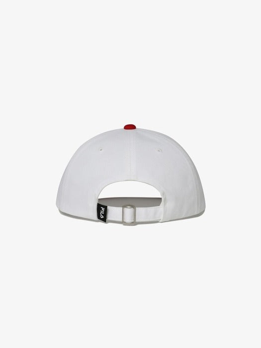 Graphic Semi-Flat Brim Baseball Cap_FS3CPH2301X_OWH