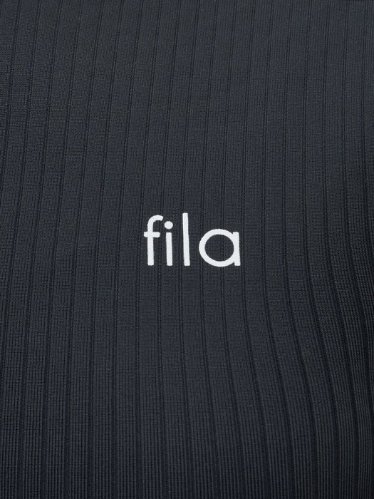 Women's 프리무브 Fitness Cooling Ribbed Top_FS2ITH2253F_BLK