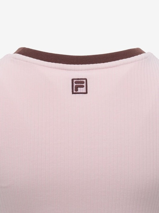 Women's 프리무브 Fitness Ribbed Sleeveless Top_FS2ITH2254F_SPN