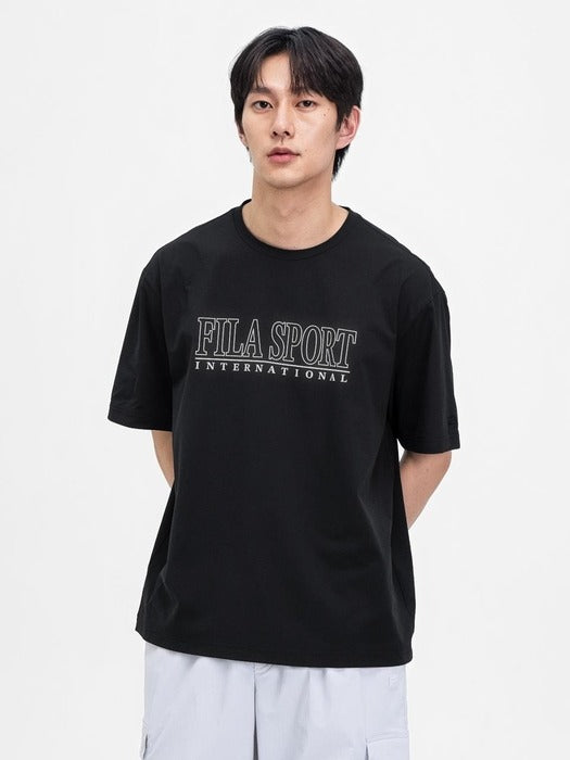 Cool-Touch International Lettering Short-Sleeve Tee_FS2RSH2104X_BLK