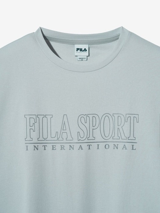 Cooling International Lettering Short-Sleeve Tee_FS2RSH2104X_LGY