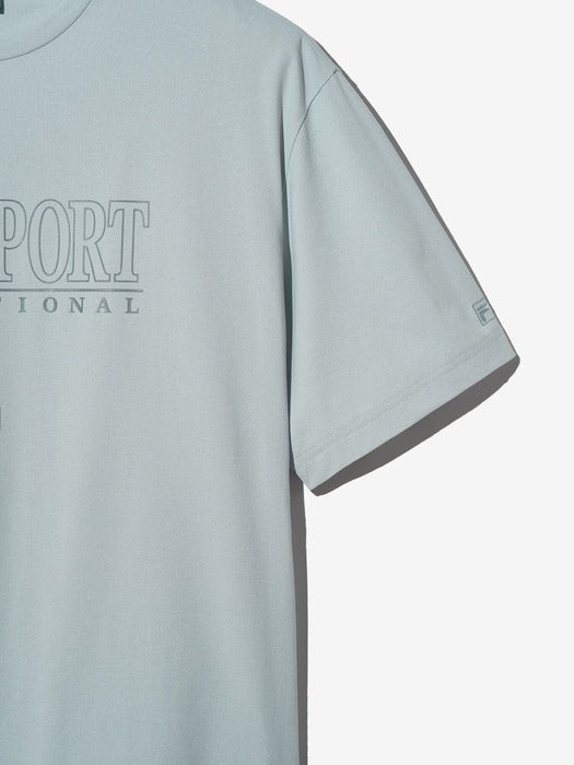 Cooling International Lettering Short-Sleeve Tee_FS2RSH2104X_LGY