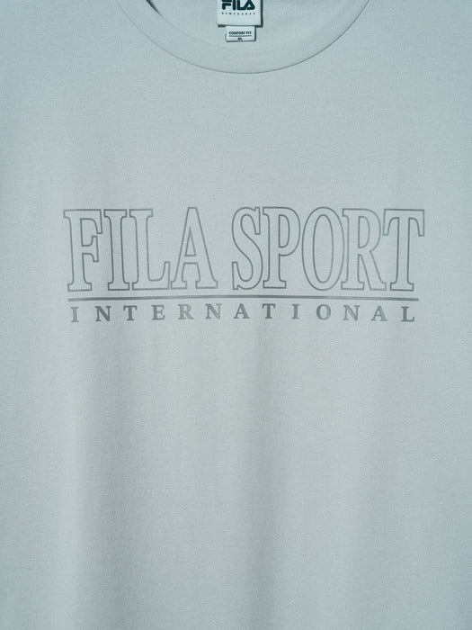Cooling International Lettering Short-Sleeve Tee_FS2RSH2104X_LGY