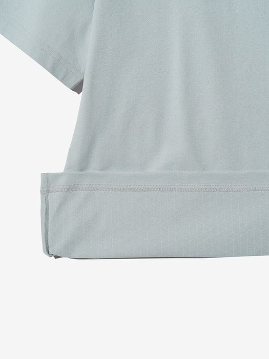 Cooling International Lettering Short-Sleeve Tee_FS2RSH2104X_LGY