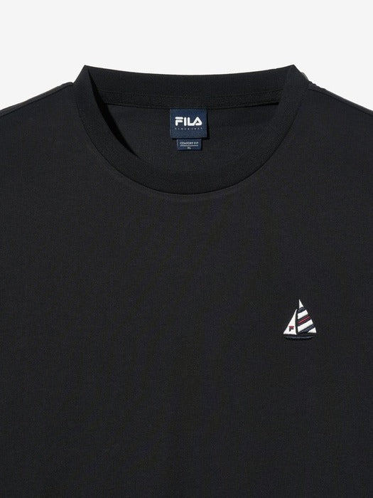 Sailing Boat Supima Short-Sleeve Tee_FS2RSH2105X_BLK