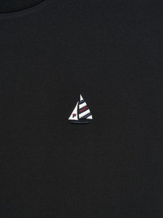 Sailing Boat Supima Short-Sleeve Tee_FS2RSH2105X_BLK