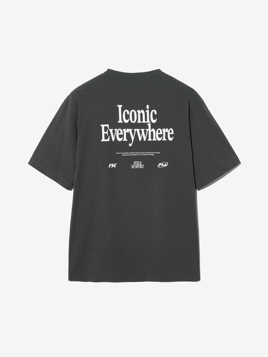 Cooling Iconic Graphic Short-Sleeve Tee_FS2RSH2106X_DGY