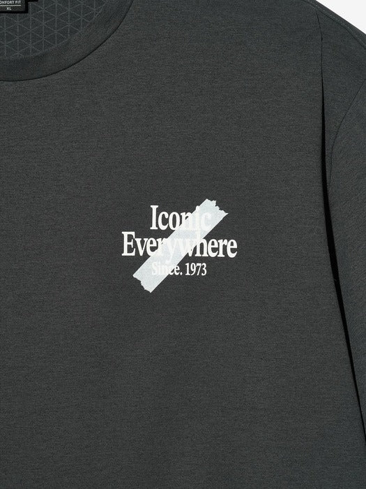 Cooling Iconic Graphic Short-Sleeve Tee_FS2RSH2106X_DGY