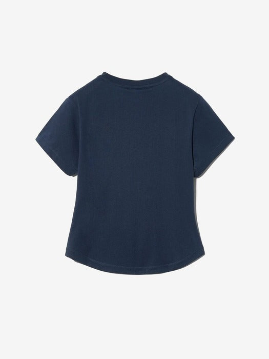 Ruched Cropped Short-Sleeve Tee_FS2RSH2157F_DNA