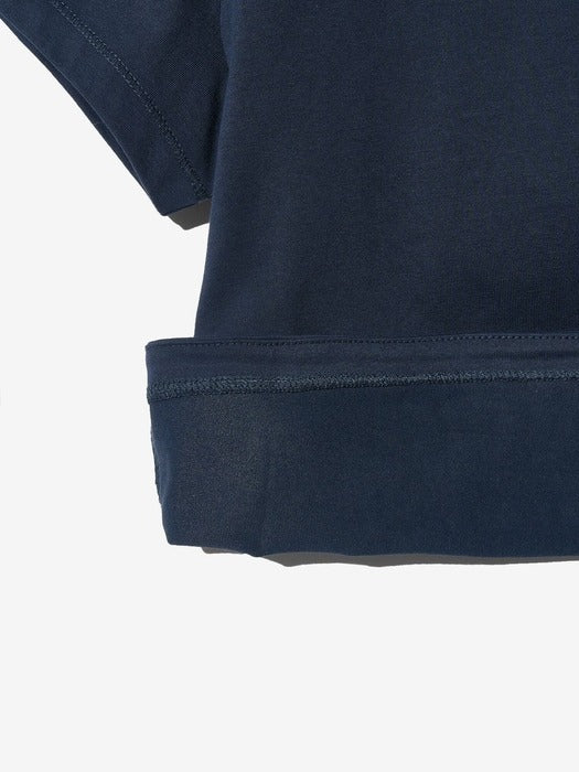Ruched Cropped Short-Sleeve Tee_FS2RSH2157F_DNA