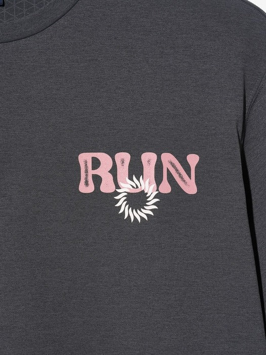 [Unisex] COLD WAVE2. Cooling PCM Sorona Print T-shirt_FS2RSH2212X_DGY