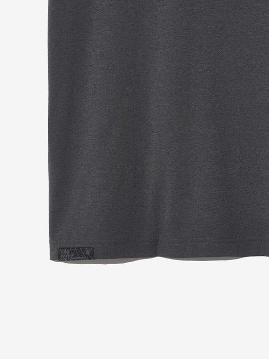 [Unisex] COLD WAVE2. Cooling PCM Sorona Print T-shirt_FS2RSH2212X_DGY