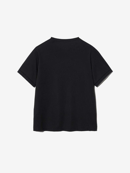 Women's COLD WAVE1. Cooling MINDFUL RUN T-shirt_FS2RSH2253F_BLK