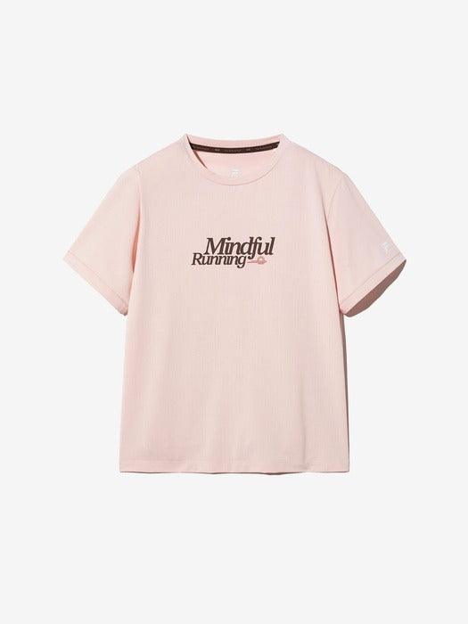 Women's COLD WAVE1. Cooling MINDFUL RUN T-shirt_FS2RSH2253F_SPN