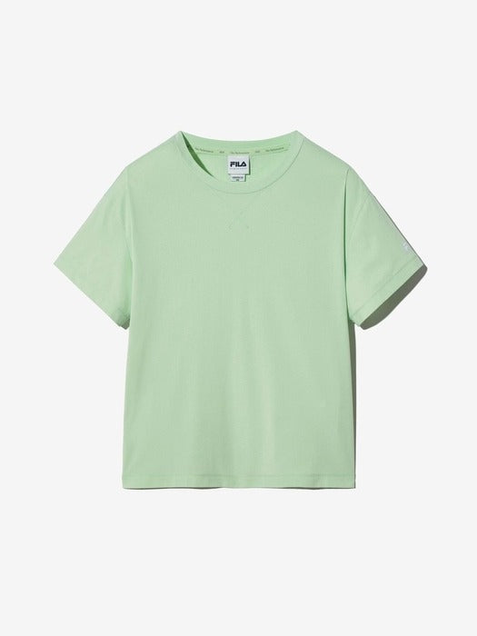 Women's COLD WAVE2. Cooling MINDFUL RUN T-shirt_FS2RSH2255F_PLE