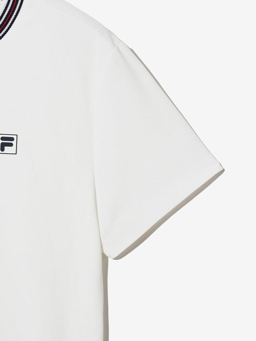 Basic Tennis Piqué T-Shirt_FS2RSH2351F_OWH