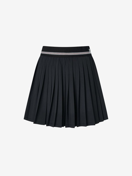 Cooling Tennis Pleated Skirt_FS2SKH2352F_BLK