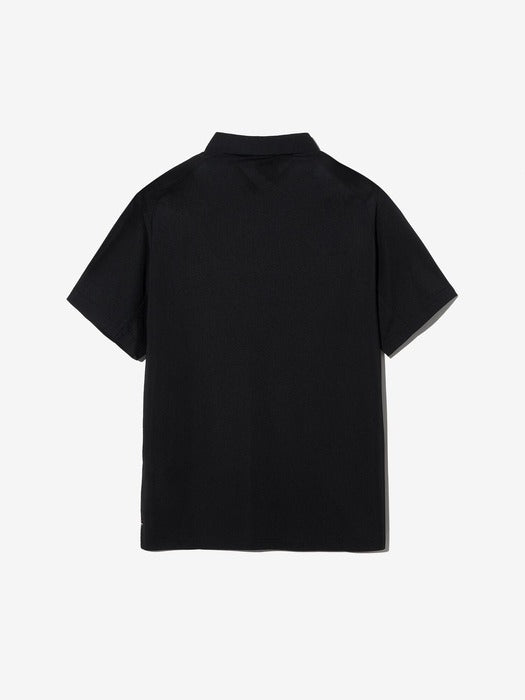 Polyester Pique Polo Shirt_FS2TSH2232U_BLK