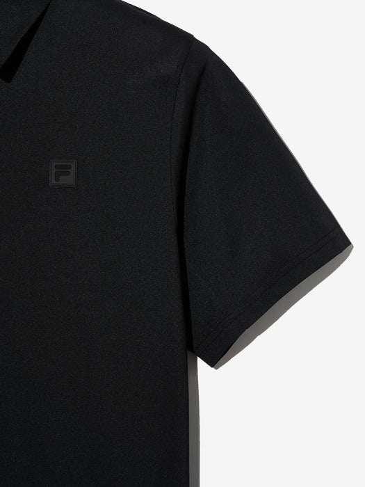 Polyester Pique Polo Shirt_FS2TSH2232U_BLK