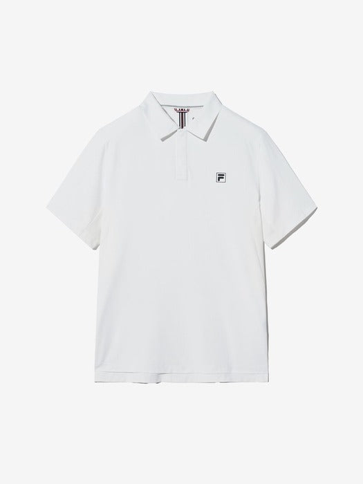 Tennis Cooling Polo Shirt_FS2TSH2301M_OWH