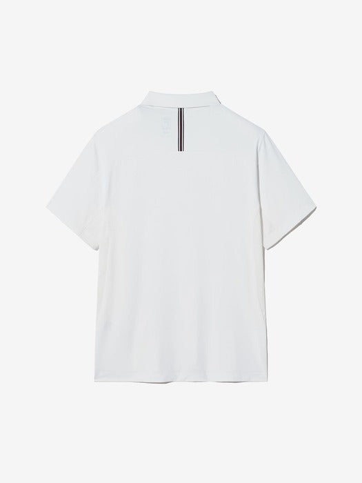 Tennis Cooling Polo Shirt_FS2TSH2301M_OWH