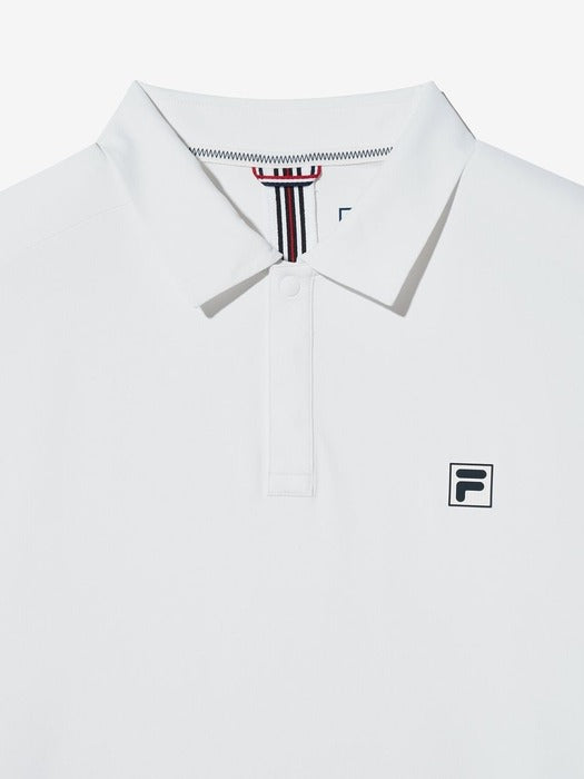 Tennis Cooling Polo Shirt_FS2TSH2301M_OWH