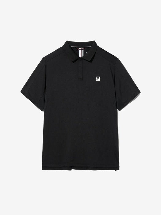 Tennis Cooling Polo Shirt_FS2TSH2303M_BLK